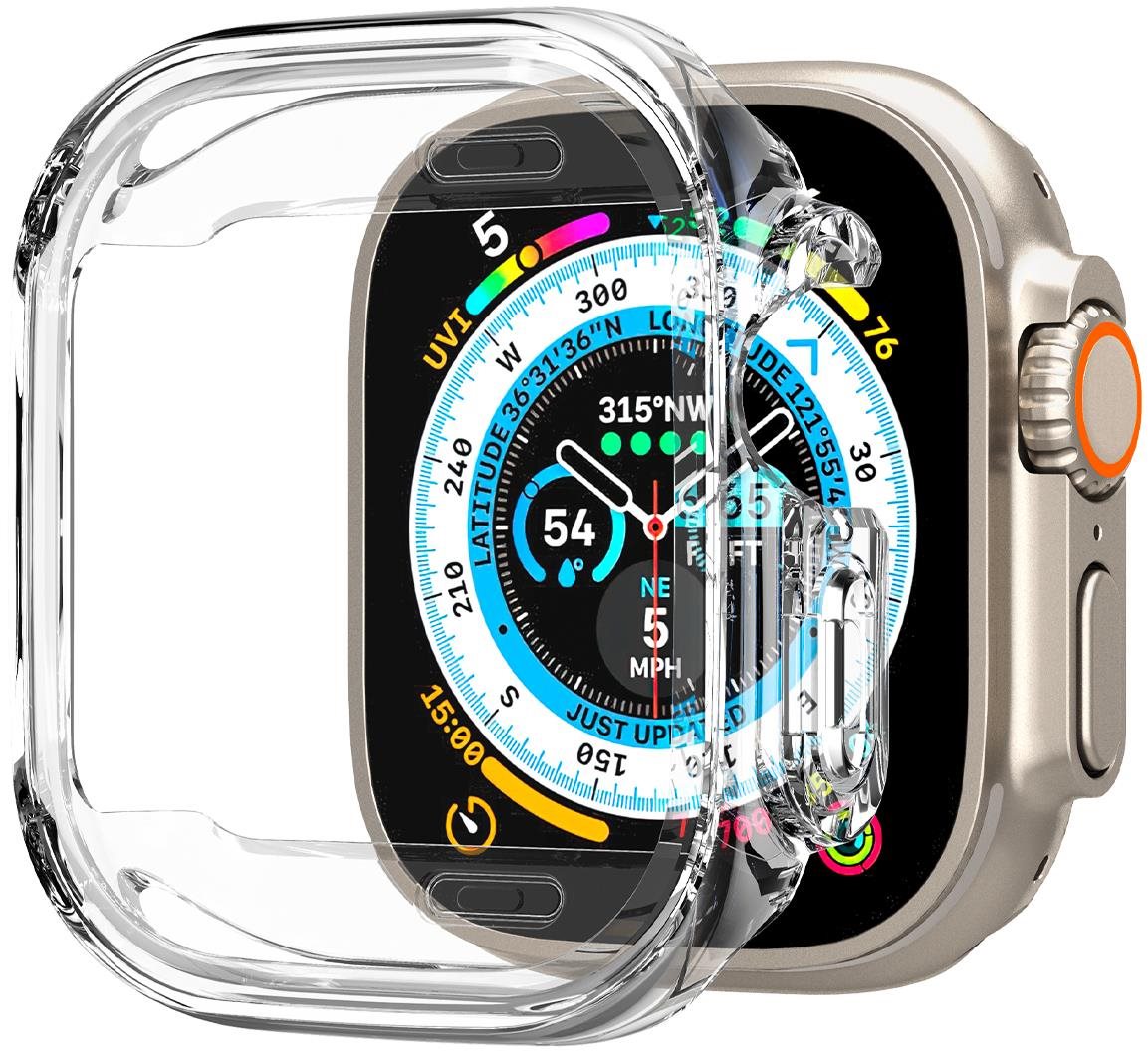 Spigen Ultra Hybrid Clear Apple Watch Ultra 49mm Okosóra tok