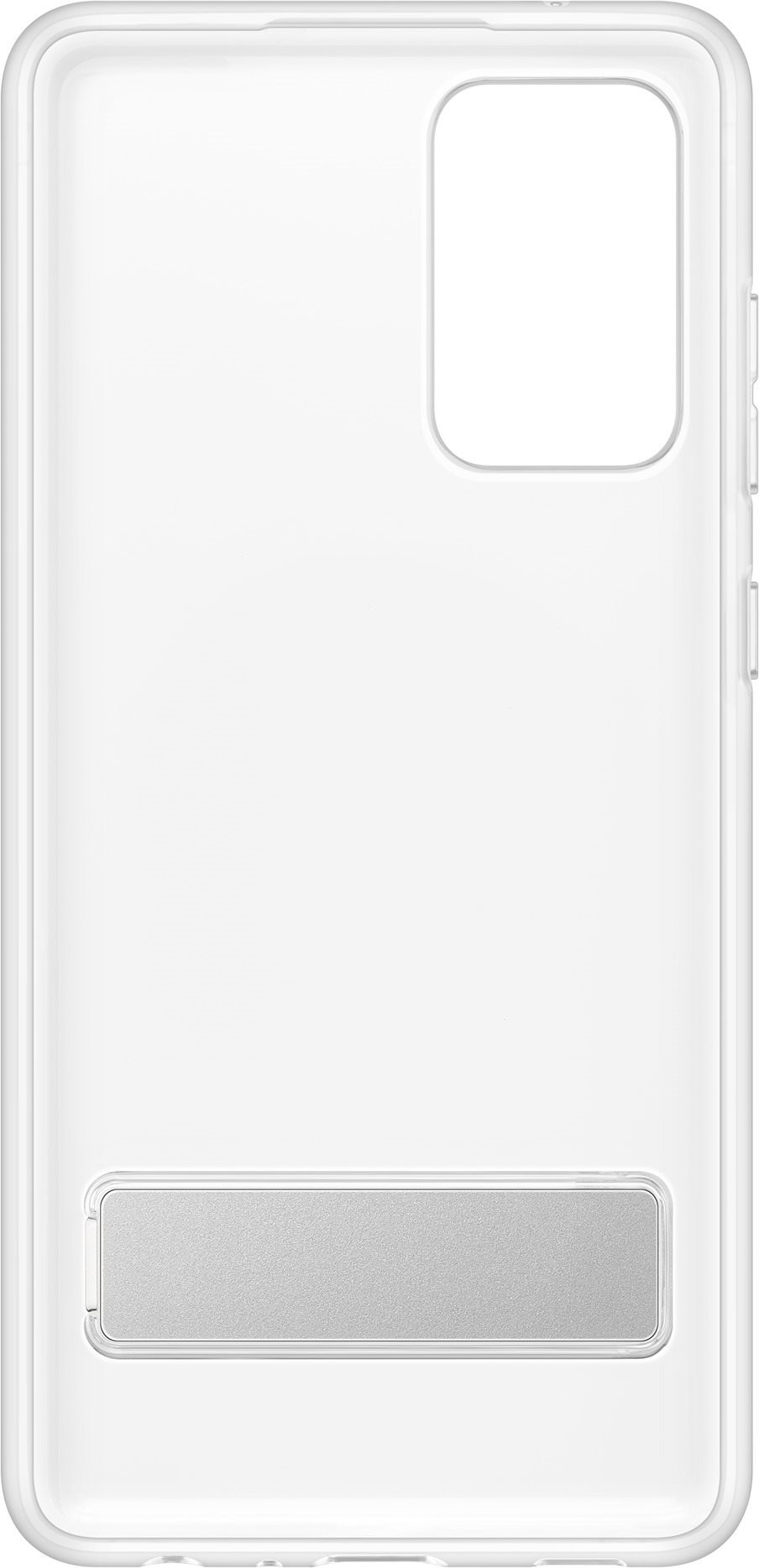 Samsung Galaxy A72 transparente Rückseite mit Ständer Handyhülle