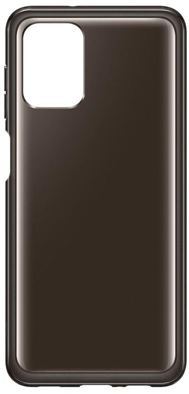Samsung Semi-Transparent Back Cover for Galaxy A12, Black Phone Cover