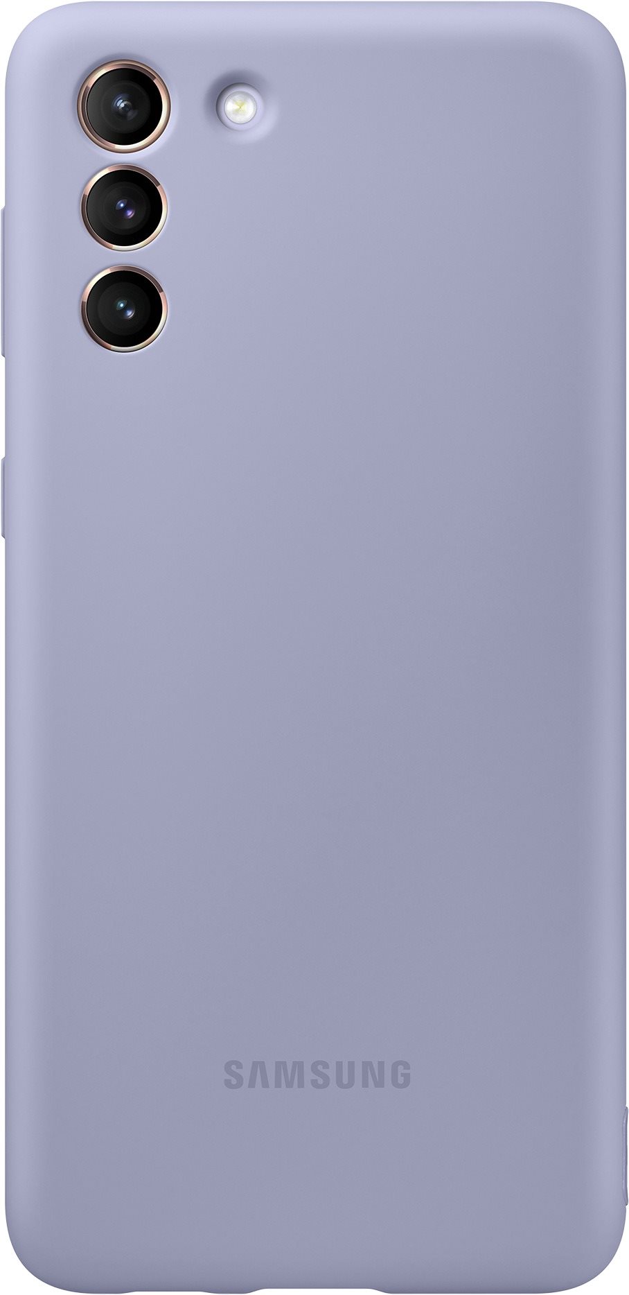 Samsung Silicone Back Case for Galaxy S21+, Purple Phone Cover
