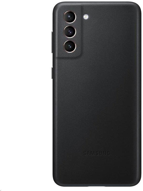 Samsung Leather Cover for Galaxy S21+ Black Phone Cover