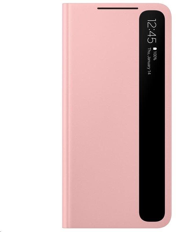Samsung Clear View Cover pour Galaxy S21+ rose Coque de téléphone...