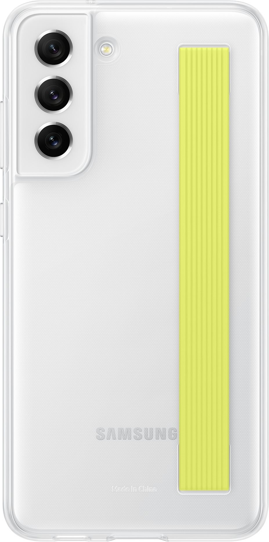Samsung Galaxy S21 FE 5G Semi-transparent Back Cover with Loop,...