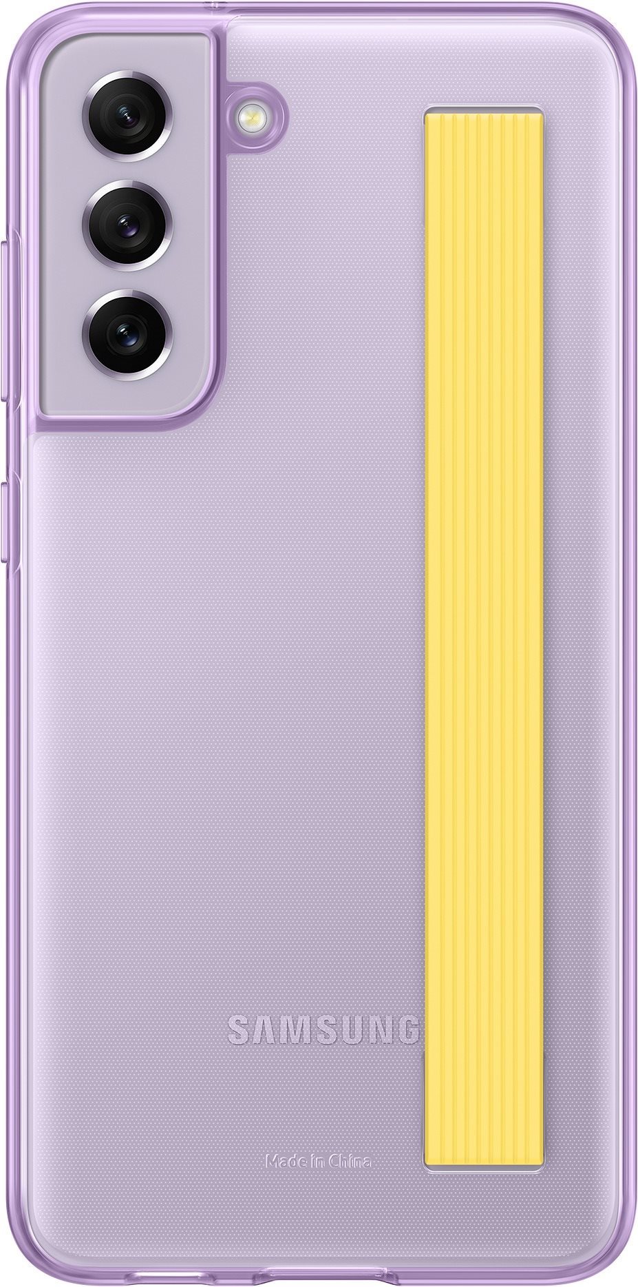 Samsung Galaxy S21 FE 5G Semi-transparent Back Cover with Loop,...