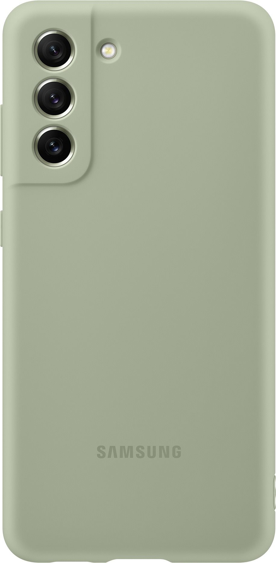 Samsung Galaxy S21 FE 5G Silicone Back Cover, Olive Green Phone Cover