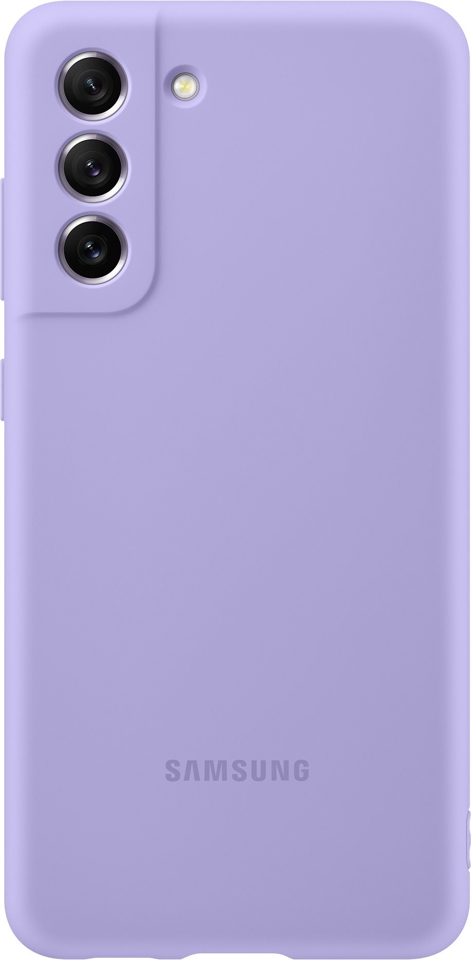 Samsung Galaxy S21 FE 5G Silicone Back Cover, Purple Phone Cover