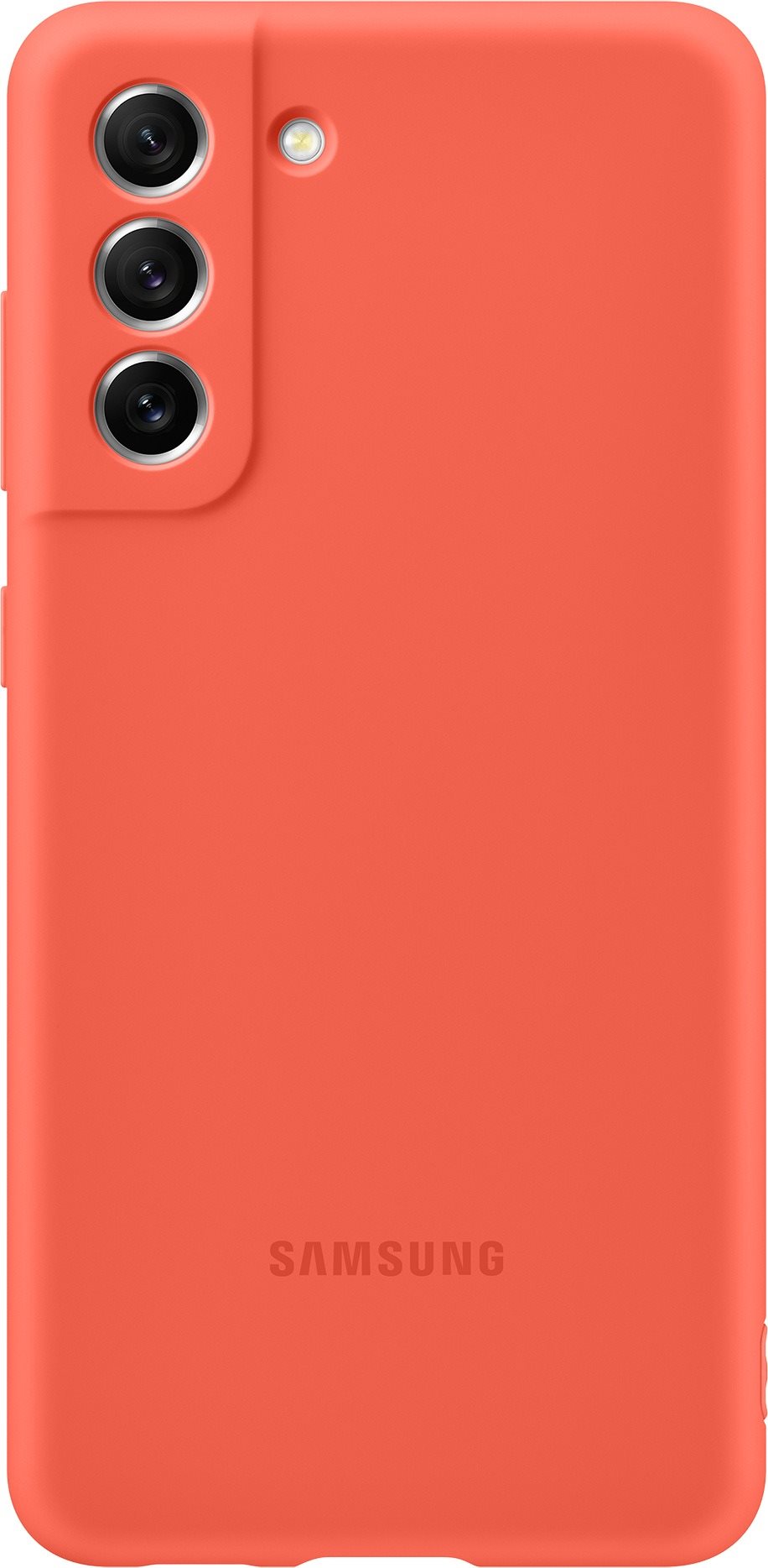 Samsung Galaxy S21 FE 5G Silicone Back Cover, Coral Phone Cover