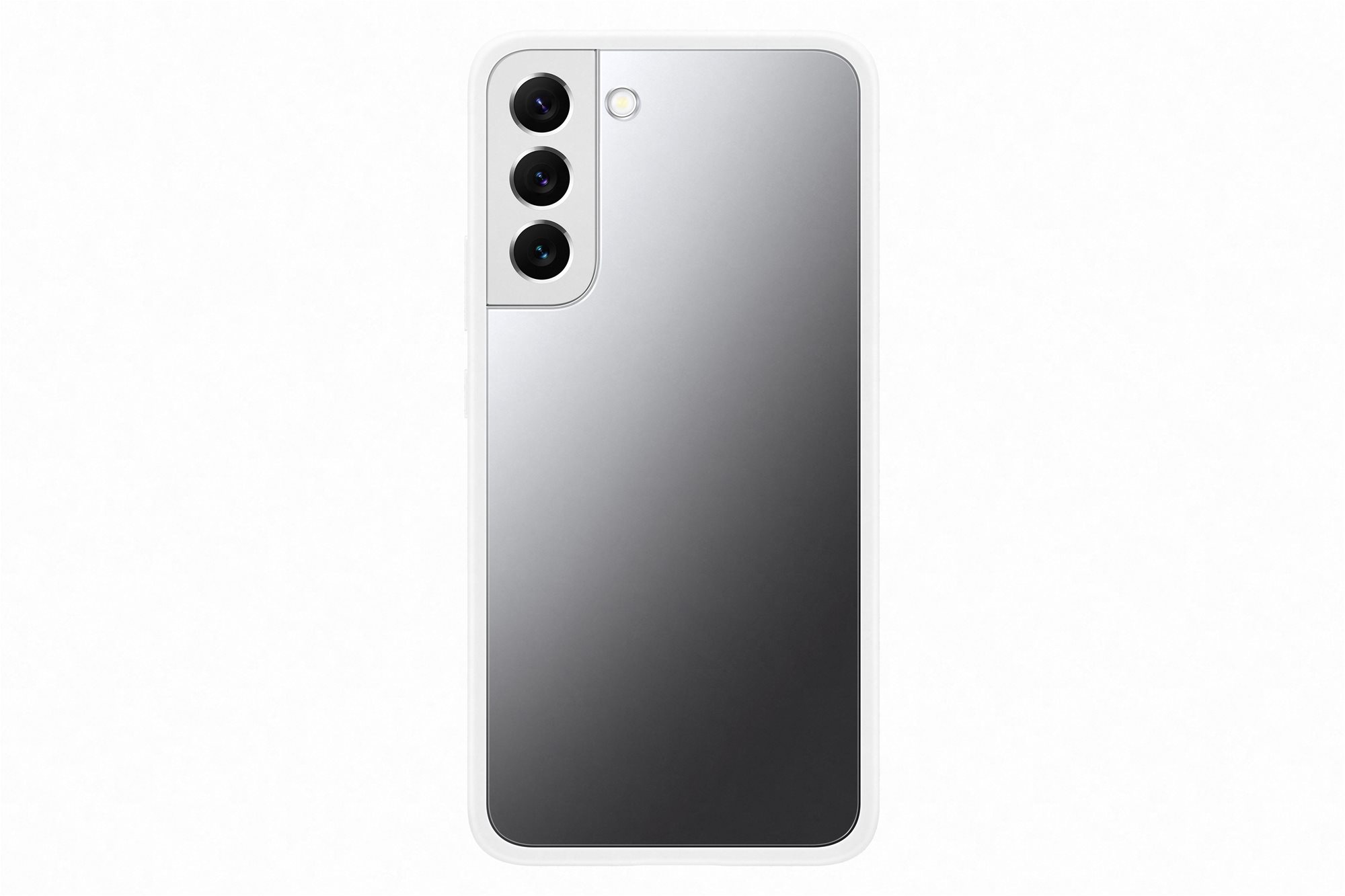 Samsung Galaxy S22+ 5G Frame Schutzhülle - weiß Handyhülle