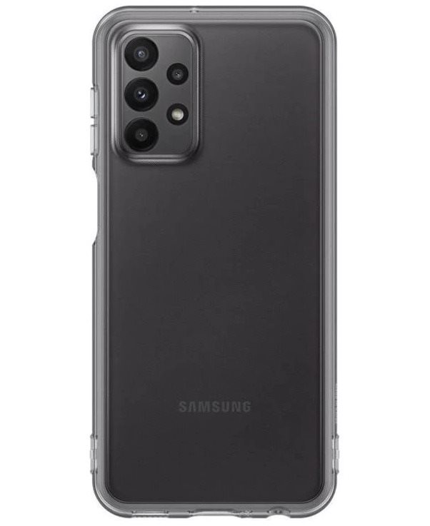 Samsung Galaxy A23 5G Polopriehľadný zadný kryt čierny Kryt na mobil