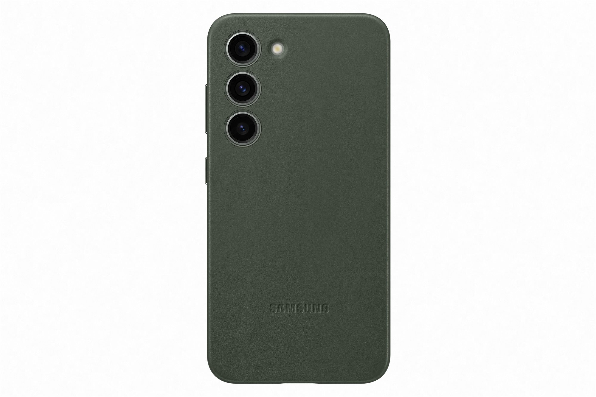 Samsung Galaxy S23 Leder Back Cover - Grün Handyhülle