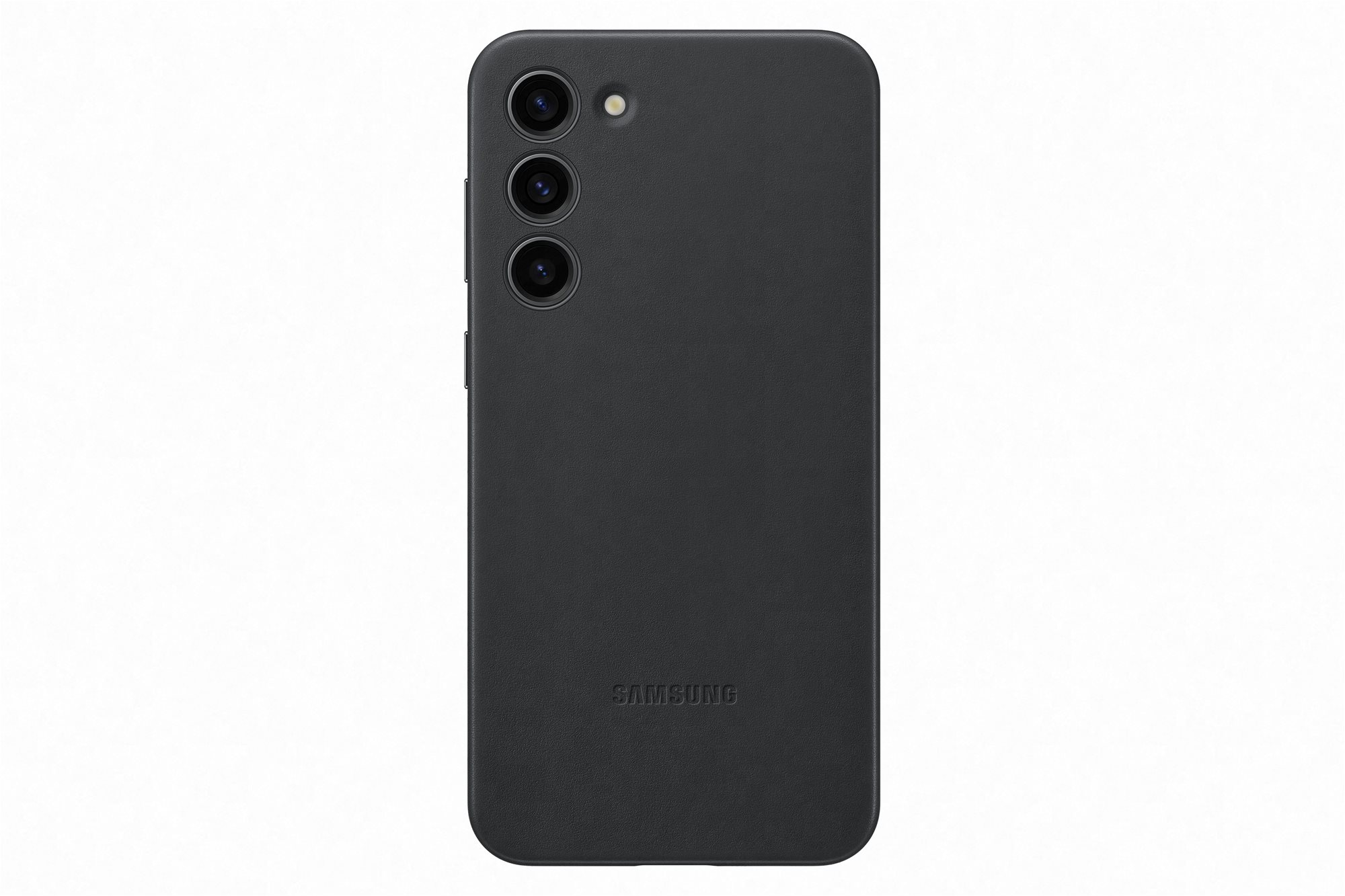 Samsung Galaxy S23+ Kožený zadný kryt čierny Kryt na mobil