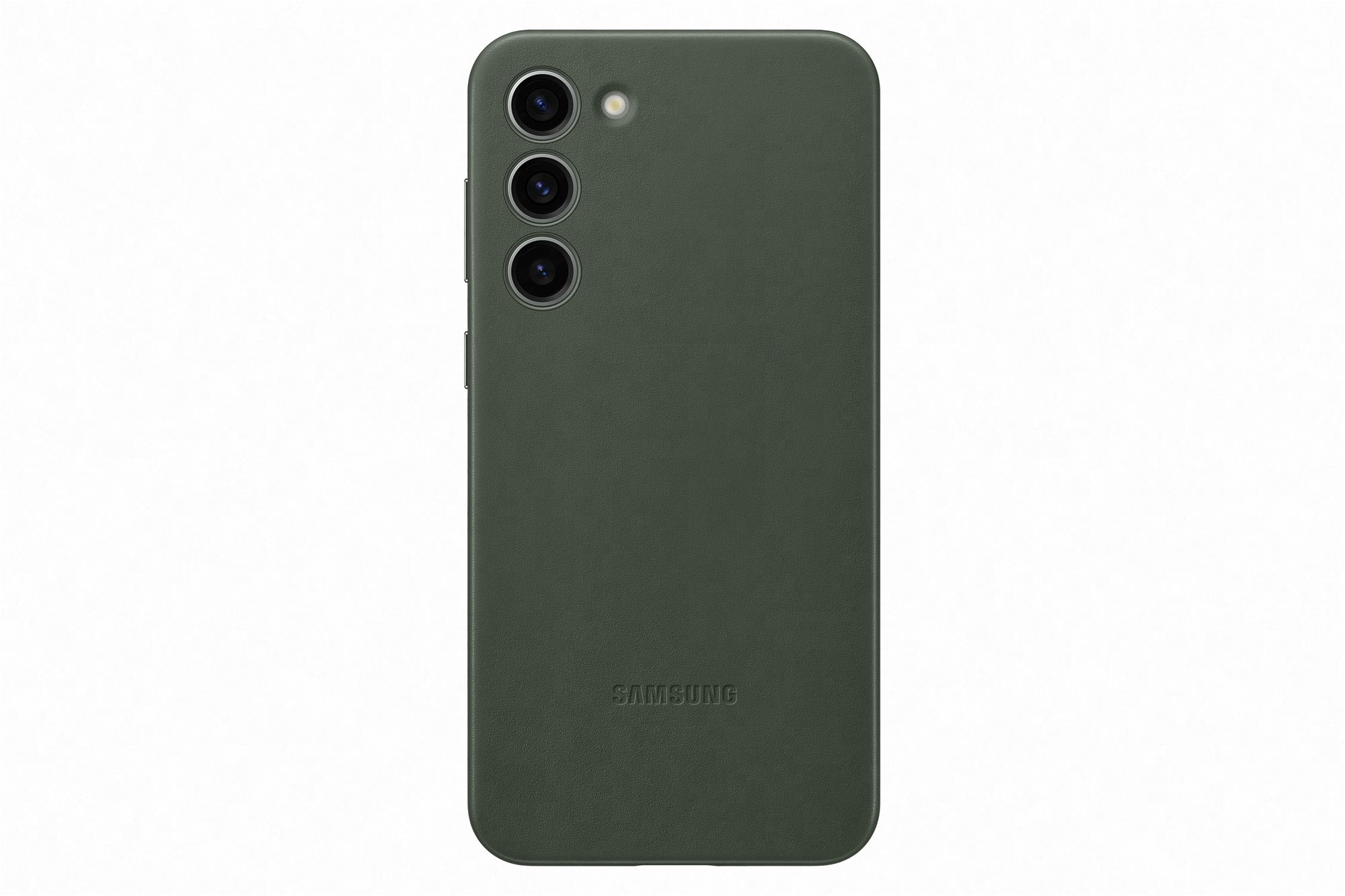 Samsung Galaxy S23+ Bőr hátlap Green Telefon tok