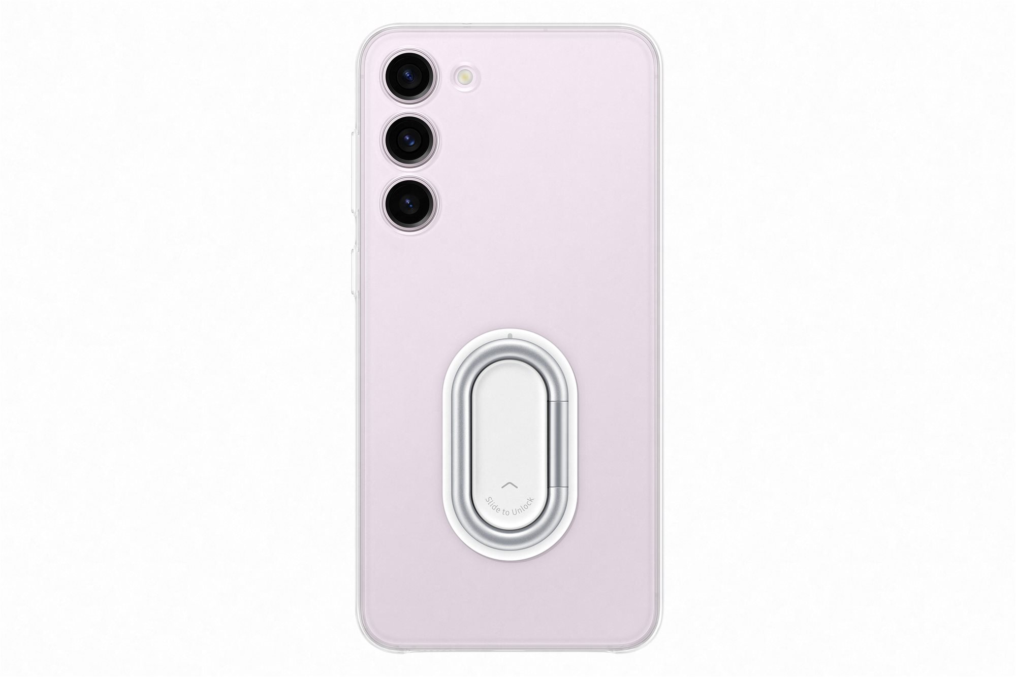 Samsung Galaxy S23+ Priehľadný kryt s odnímateľným úchytom na...