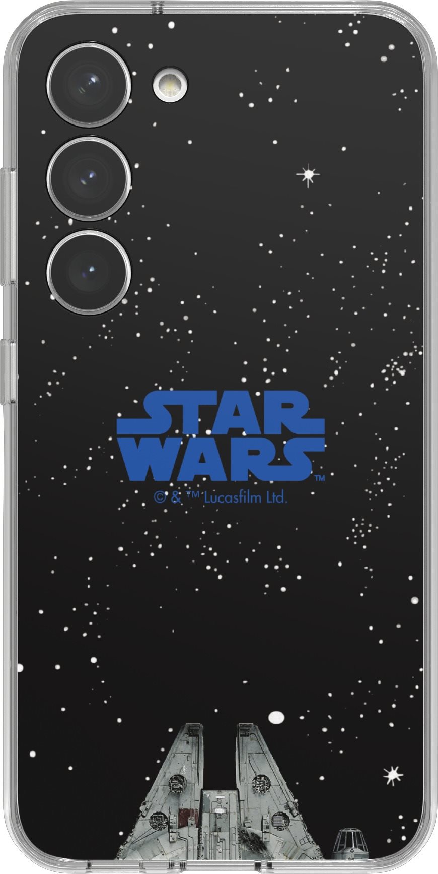 Samsung Galaxy S23 Rámček StarWars k ochrannému krytu Frame čierny...
