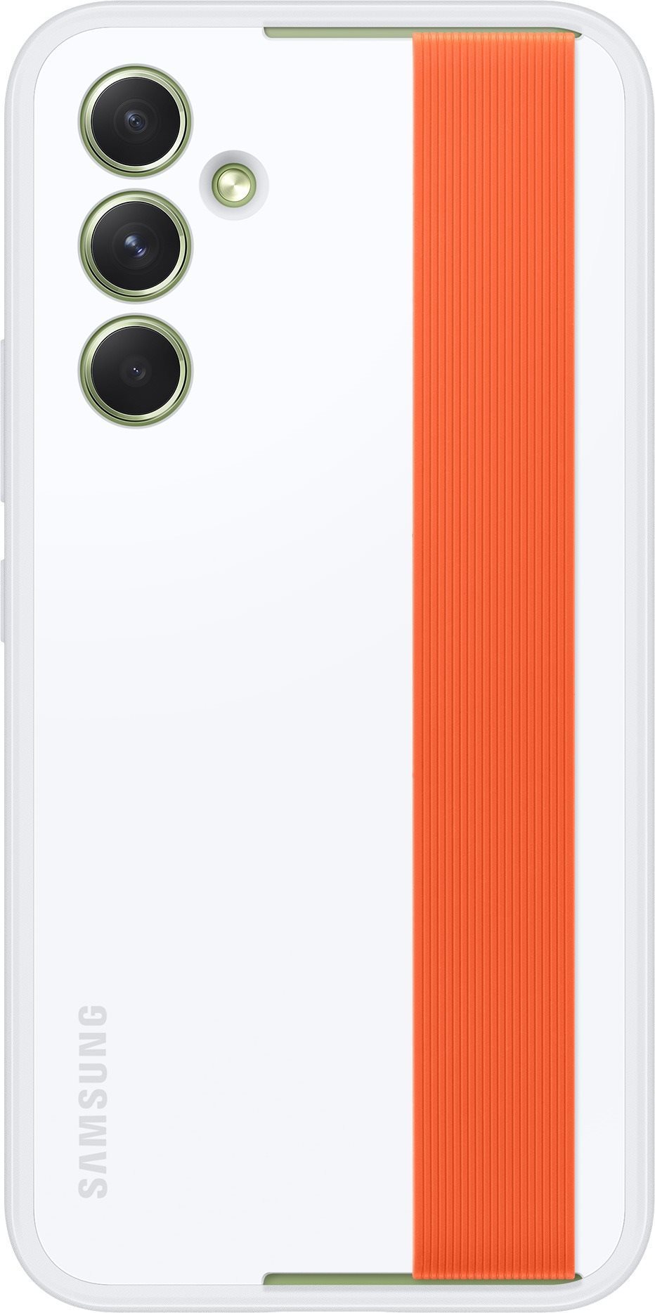 Samsung Back Cover mit Schlaufe für Galaxy A54 - weiß Handyhülle