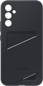 Samsung Backcover mit Kartenfach für Galaxy A34 - schwarz Handyhülle