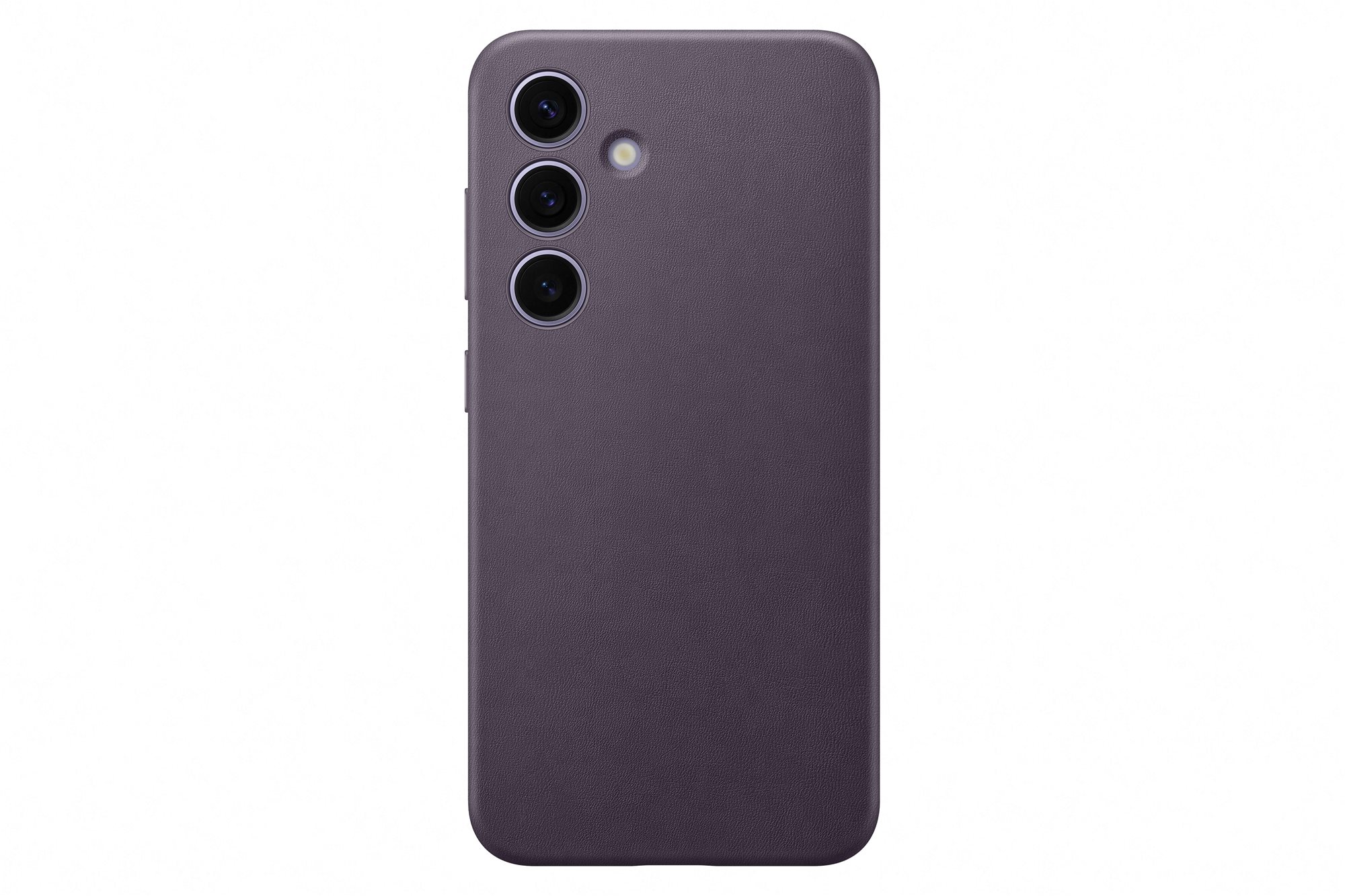 Samsung Galaxy S24 Dark Violet vegán bőrtok Telefon tok