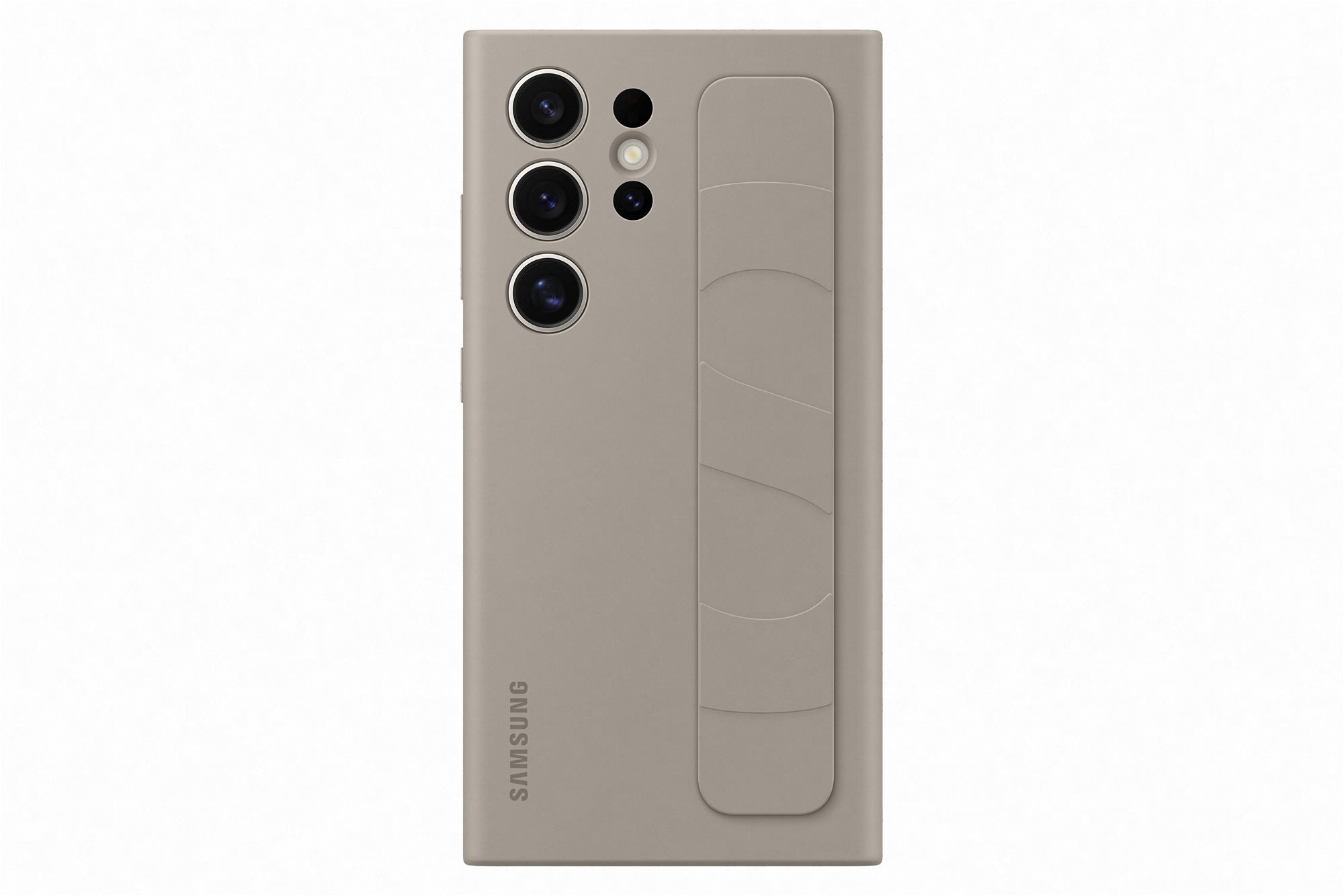 Samsung Galaxy S24 Ultra Taupe tok tartóval Telefon tok
