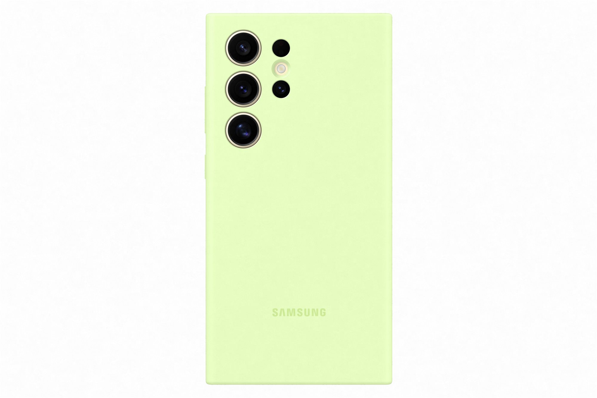 Samsung Galaxy S24 Ultra Silikónový zadný kryt Light Green Kryt na...