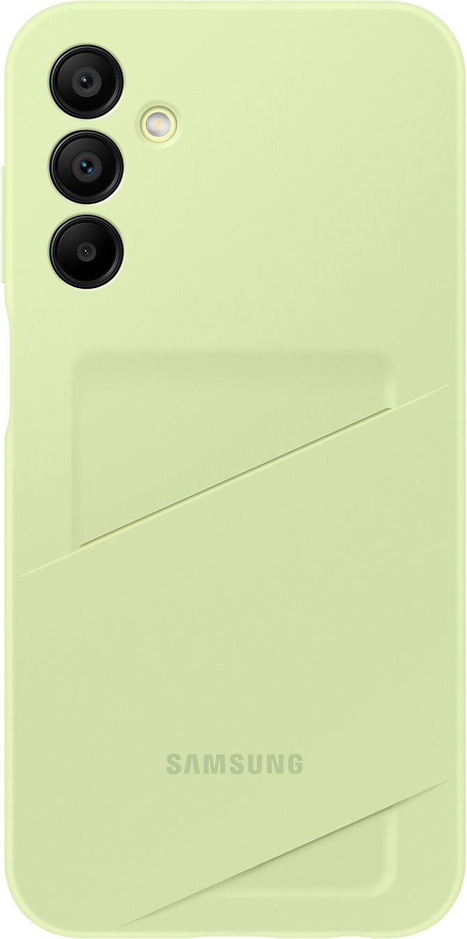 Samsung Galaxy A15 limezöld tok kártyatartóval Telefon tok