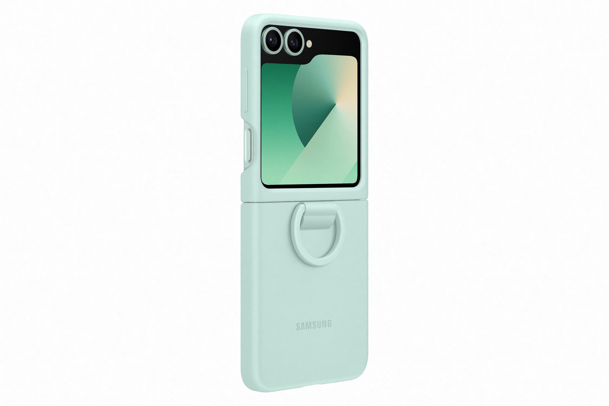 Samsung Galaxy Z Flip6 Silikónový zadný kryt Mint Kryt na mobil