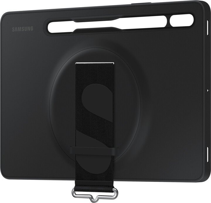 Samsung Galaxy Tab S8 Backcover mit Schlaufe schwarz Tablet-Hülle
