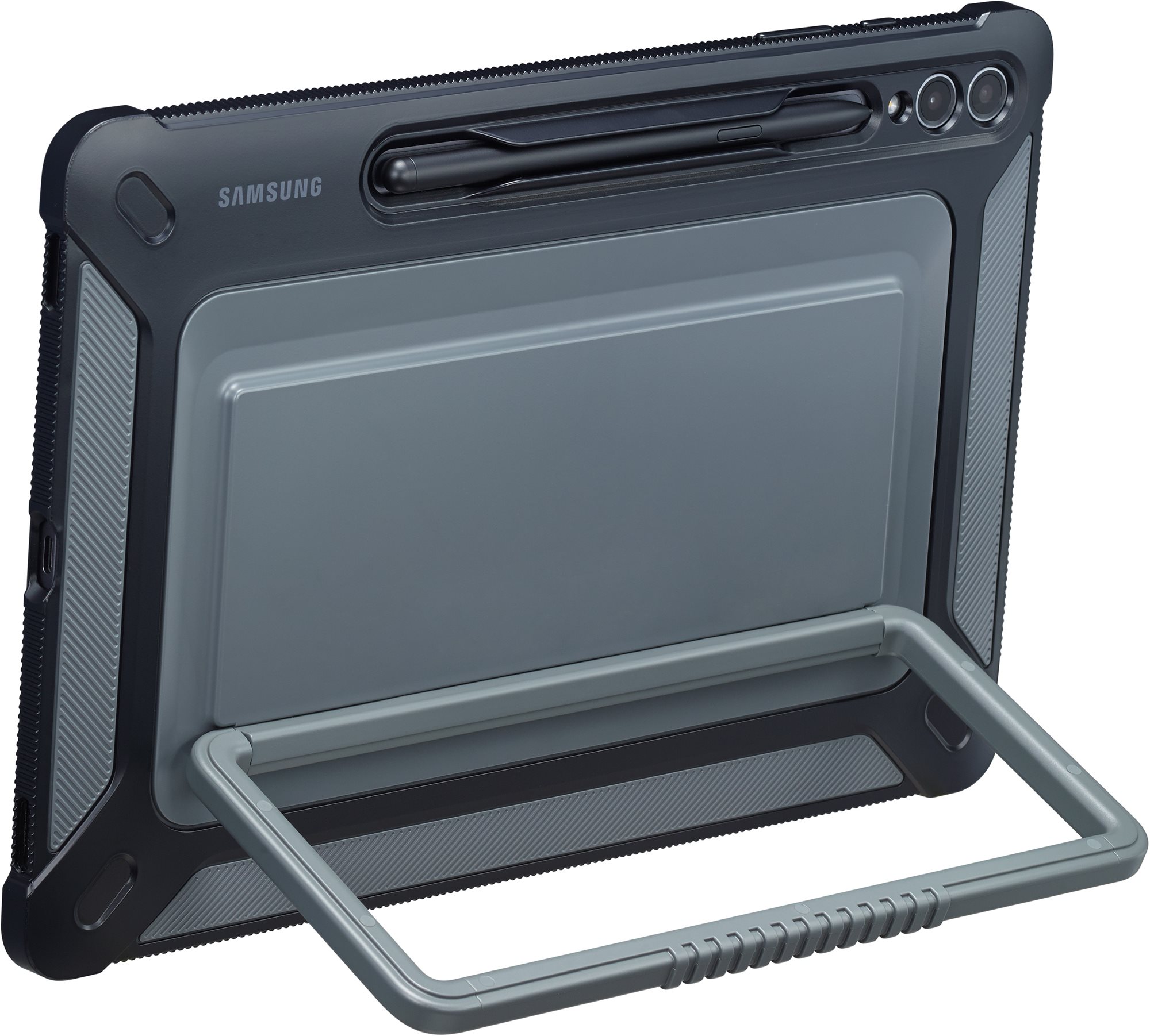 Samsung Galaxy Tab S9+ ellenálló fekete tok Tablet tok