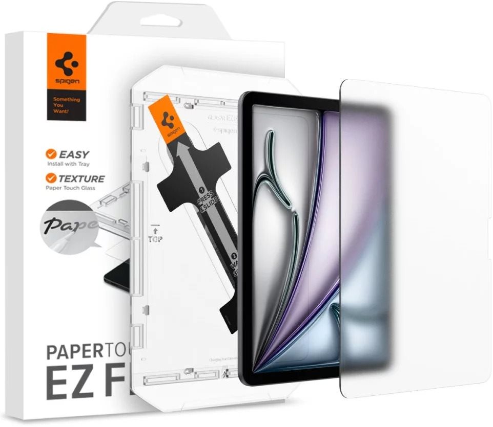 Spigen Paper Touch EZ Fit 1 Pack iPad Air 10.9" 2024 Schutzglas