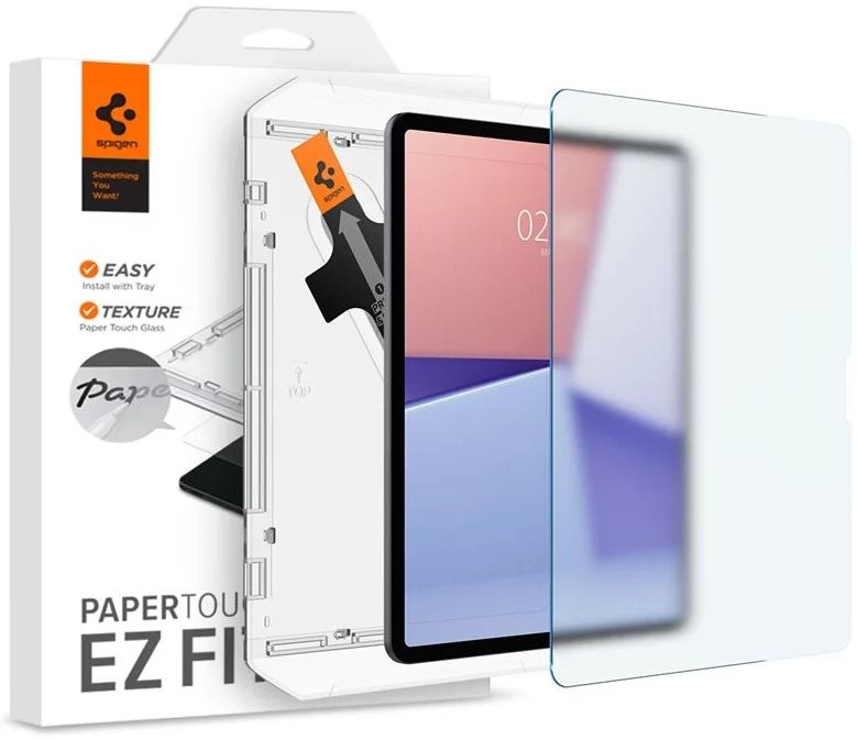 Spigen Paper Touch EZ Fit 1 Pack iPad Air 12.9" 2024 Schutzglas