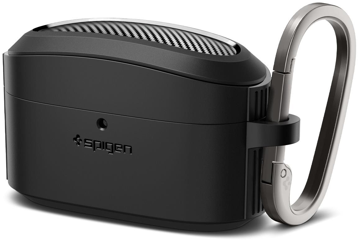 Spigen Rugged Armor Black Sony WF1000XM5 tok Fülhallgató tok