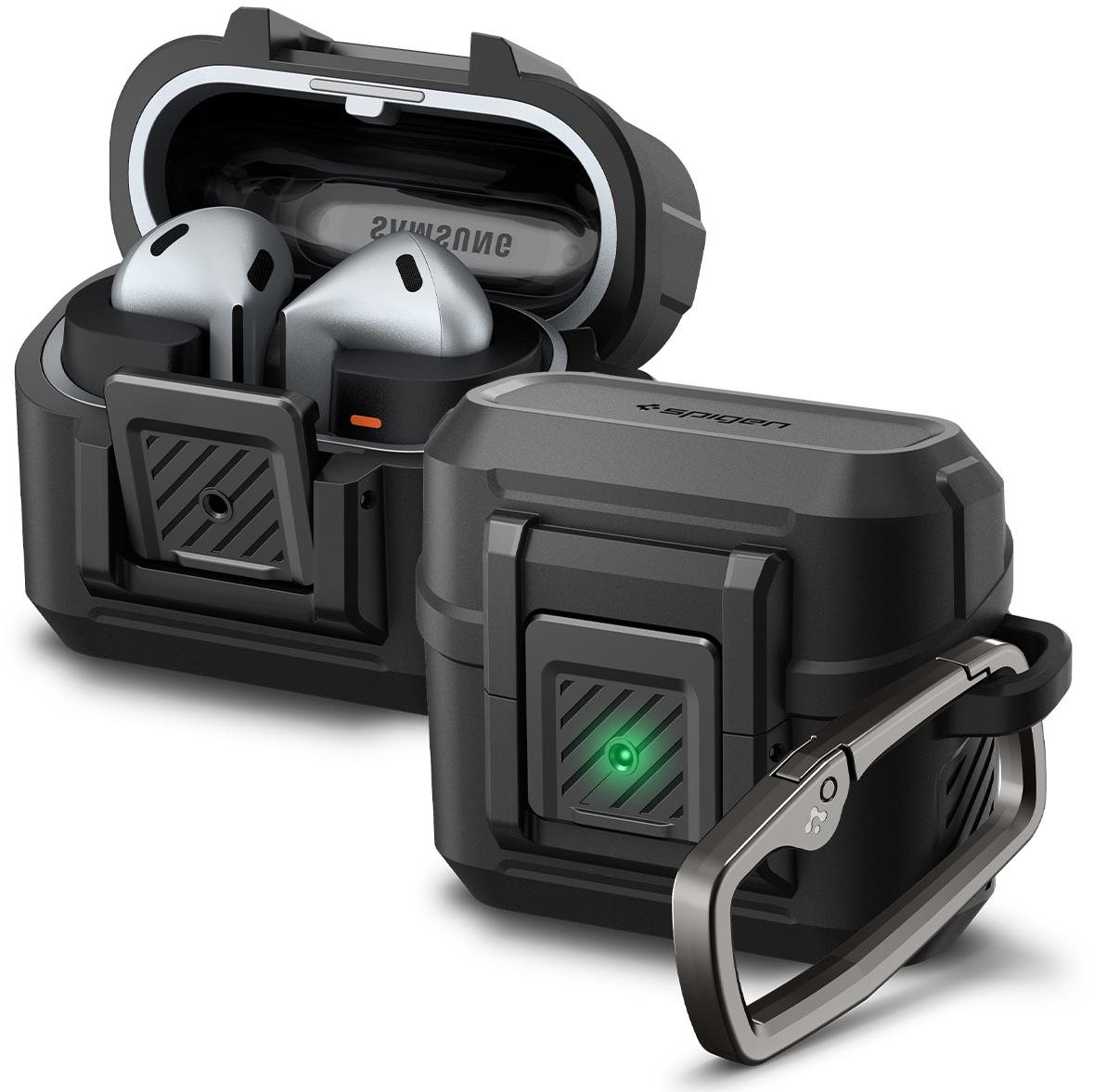Spigen Lock Fit Matte Black Samsung Galaxy Buds 3 Pro/3 tok...