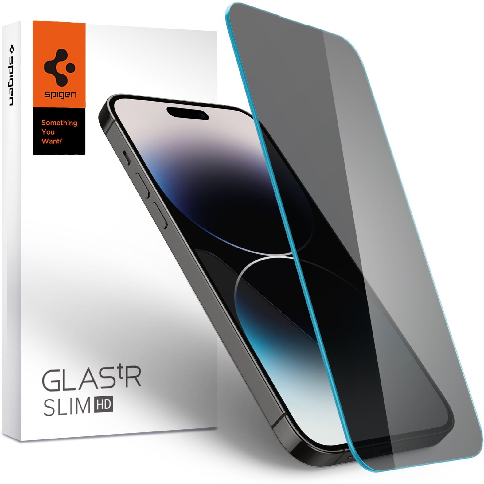Spigen tR Slim HD Anti Glare/Privacy Schutzglas für das iPhone 14...