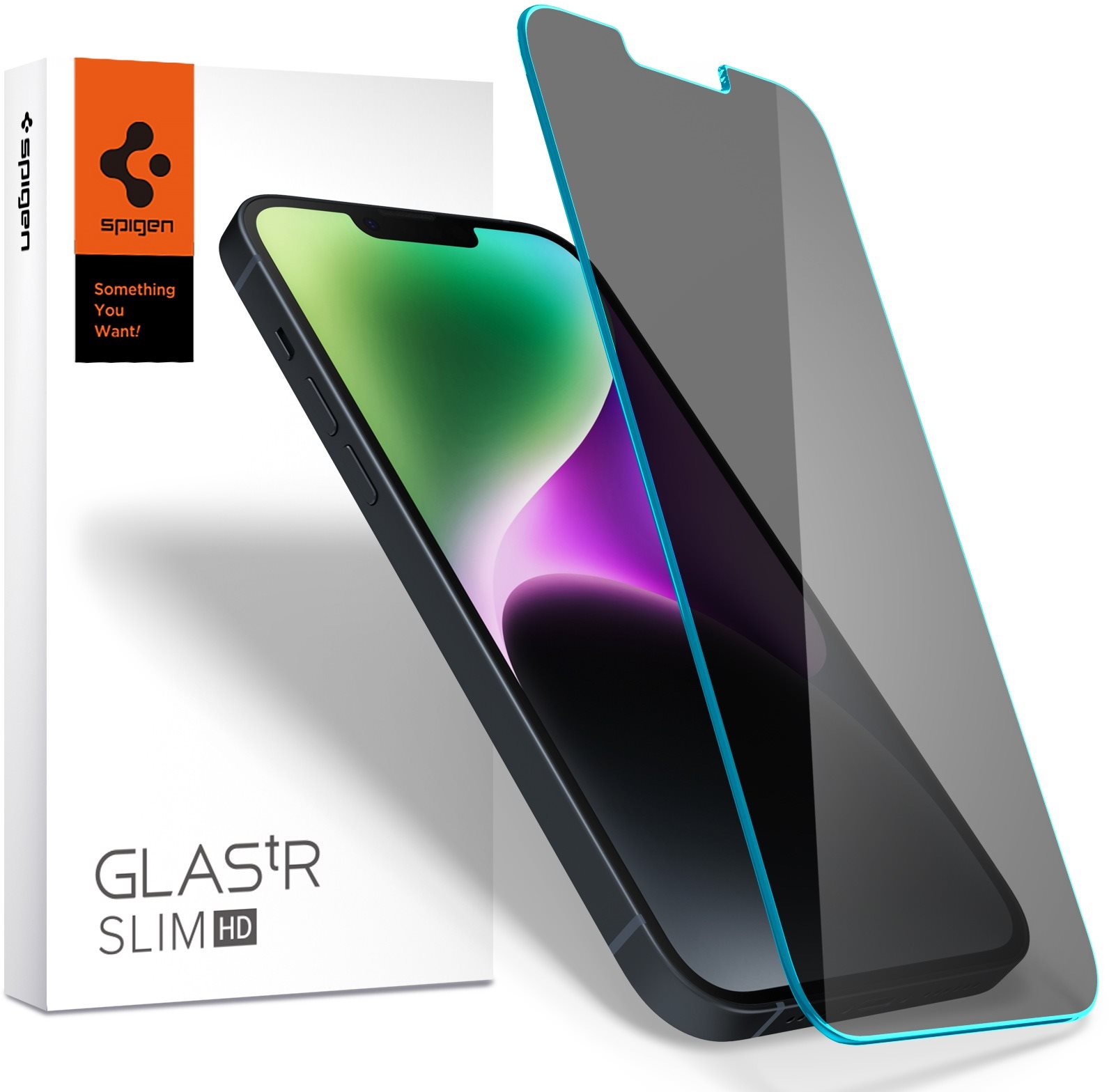 Spigen tR Slim HD Anti-Glare/Privacy Schutzglas für das iPhone 14 /...