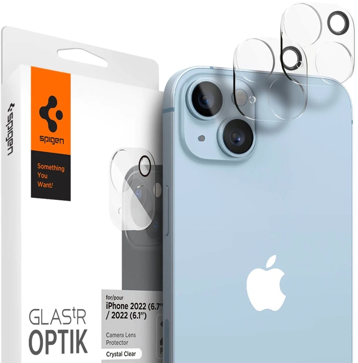 Spigen tR Optik 2 Pack Clear iPhone 14/iPhone 14 Plus Kamera védő...