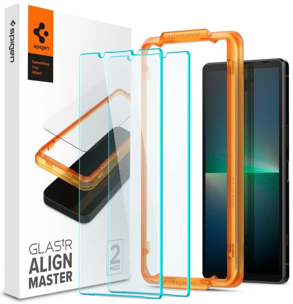 Spigen Glass AlignMaster 2 Pack Sony Xperia 5V üvegfólia Üvegfólia