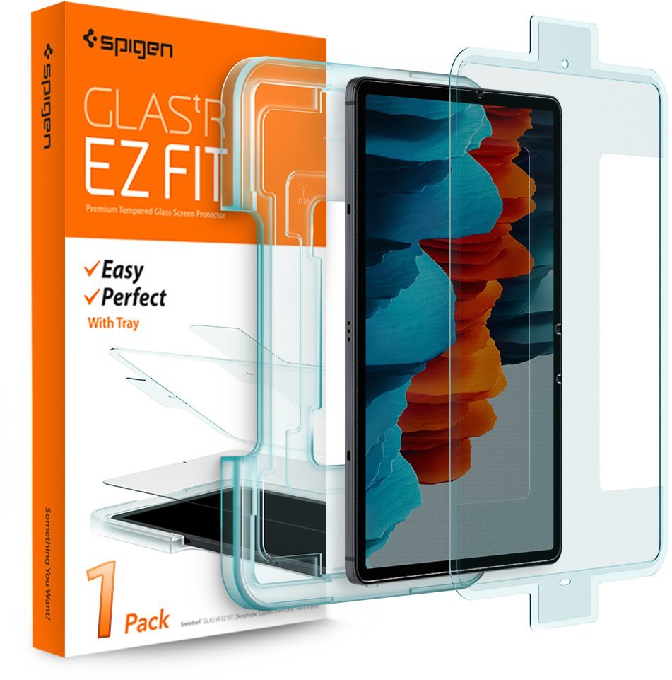Spigen Glas tR EZ Fit Samsung Galaxy Tab S7 Glass Screen Protector