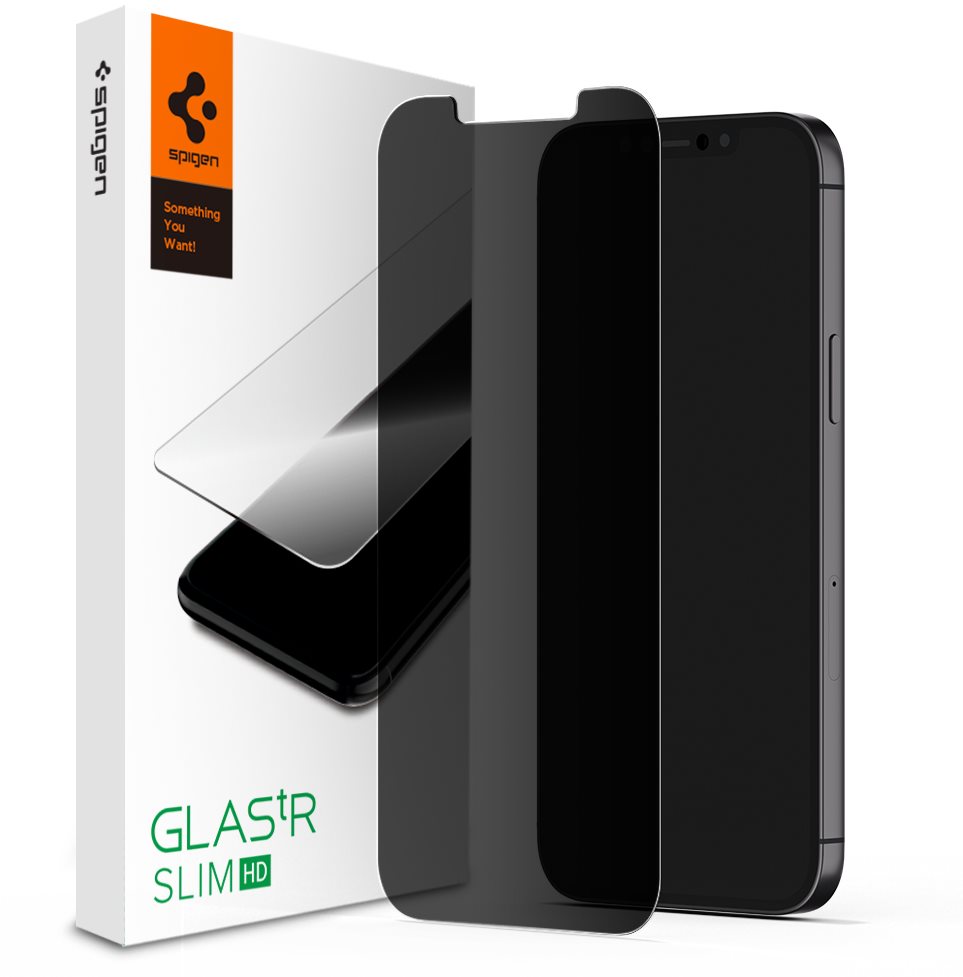 Spigen Glass TR Privacy HD 1 Pack iPhone 12 Pro Max Glass Screen...