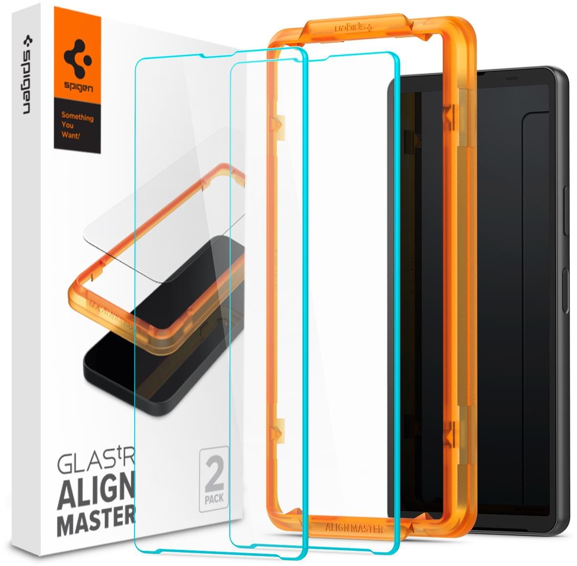 Spigen Glass tR Align Master 2 Pack Sony Xperia 10 V/10 VI...