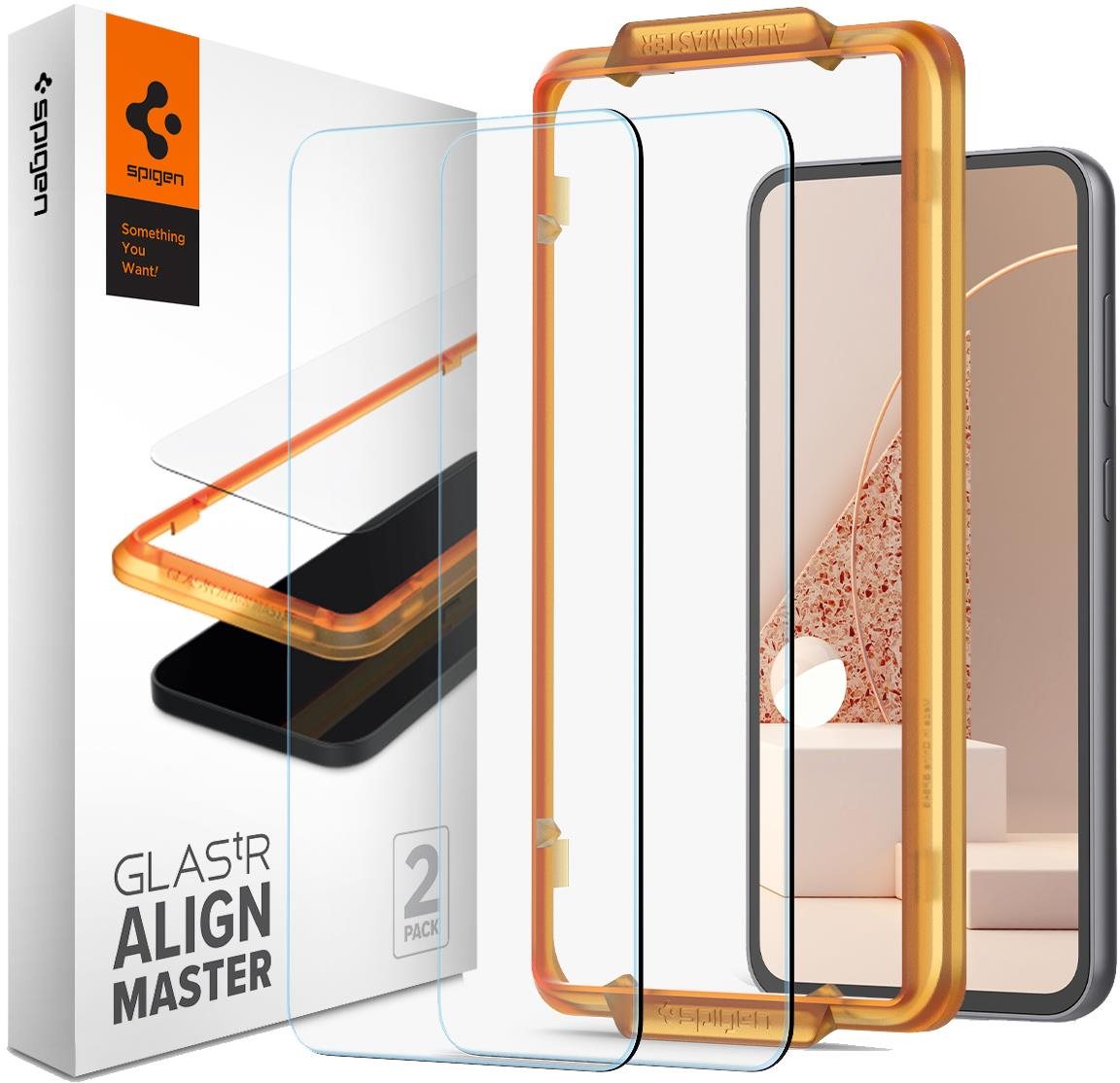 Spigen Glass tR AlignMaster 2 Pack Samsung Galaxy S23 FE Ochranné...