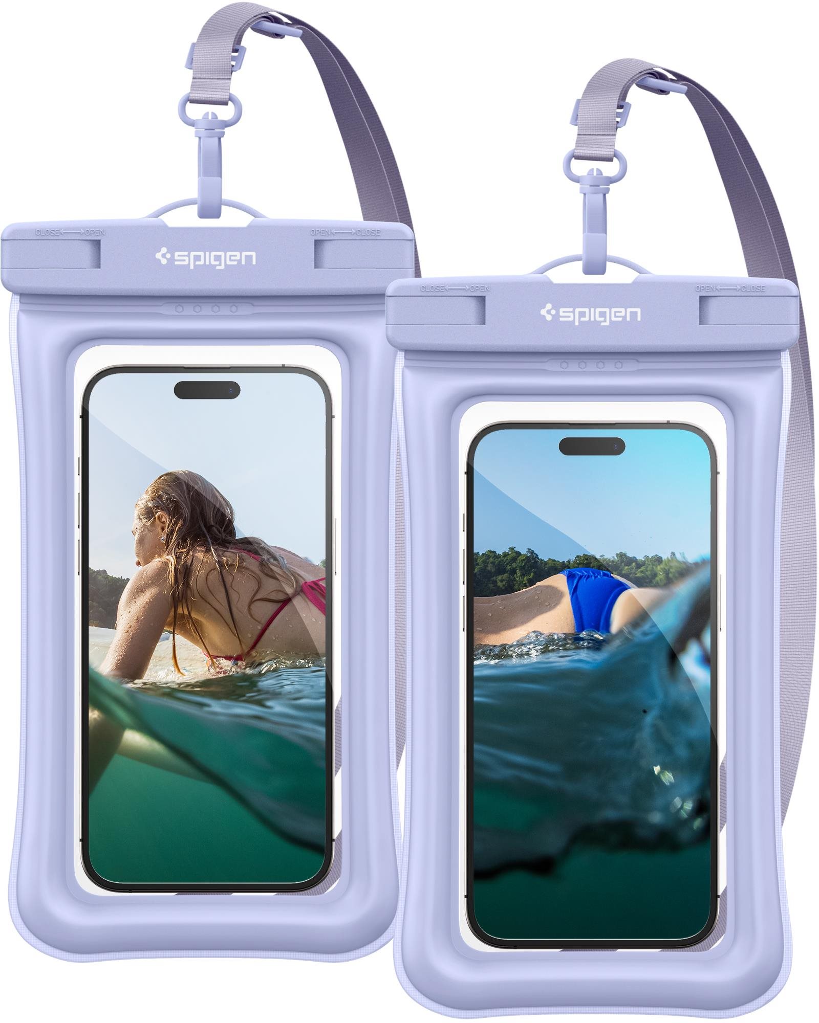 Spigen Aqua Shield WaterProof Floating Case A610 2 Pack Aqua Blue...