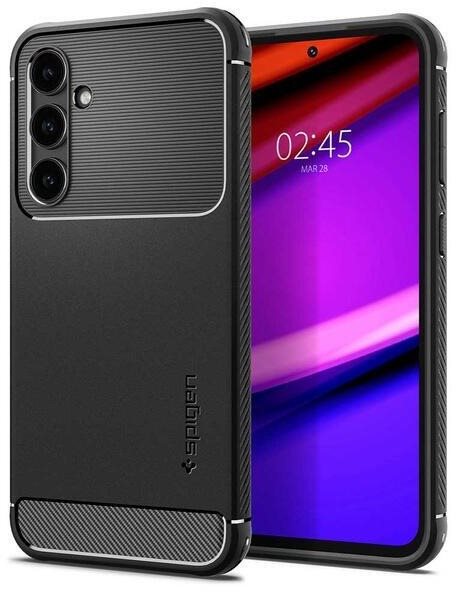 Spigen Rugged Armor Black Samsung Galaxy S23 FE Handyhülle