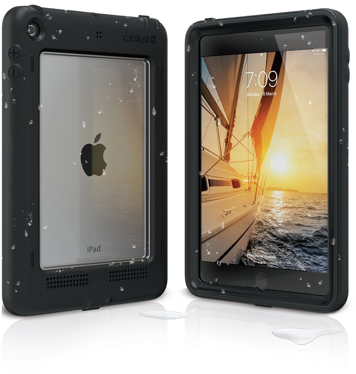 Catalyst Waterproof Case Black iPad mini 5 2019 Tablet Case
