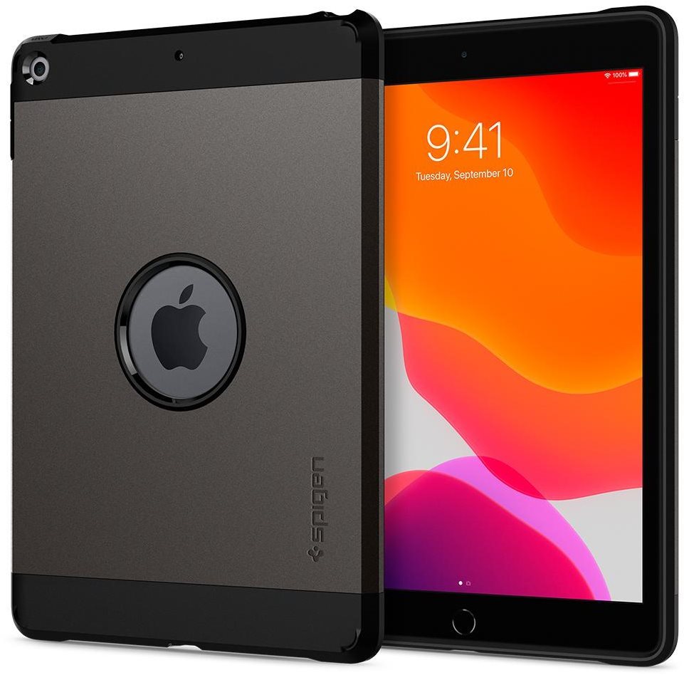 Spigen Tough Armor Gunmetal iPad 10.2" 2021/2020/2019 Tablet Case