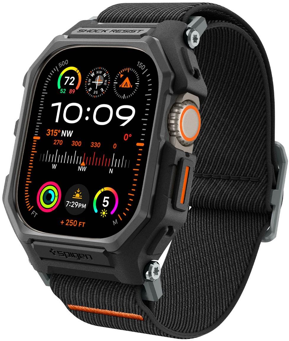 Spigen Lite Fit Pro Matte Black Apple Watch Ultra 2/1 49mm Okosóra...