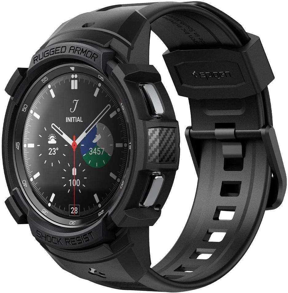 Spigen Rugged Armor Pro Black Samsung Galaxy Watch 4 Classic (46...
