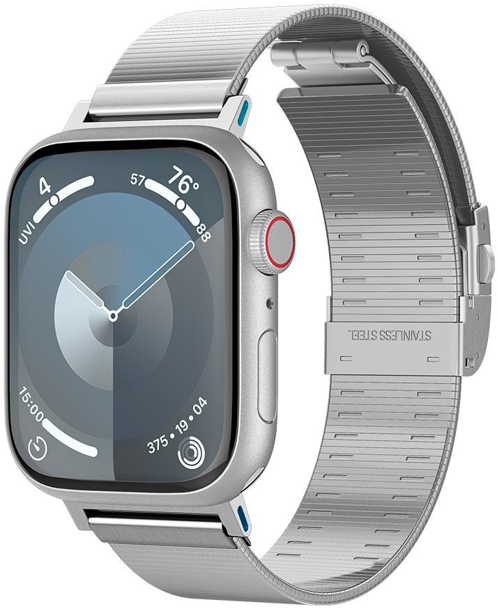 Spigen Sleek Link Silver Apple Watch 49 mm/45 mm/44 mm/42 mm Armband