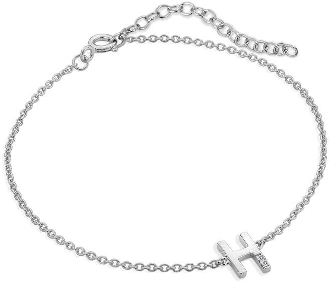 HOT DIAMONDS Love Letters H DL619 (Ag 925/1000, 1,3 g) Náramok