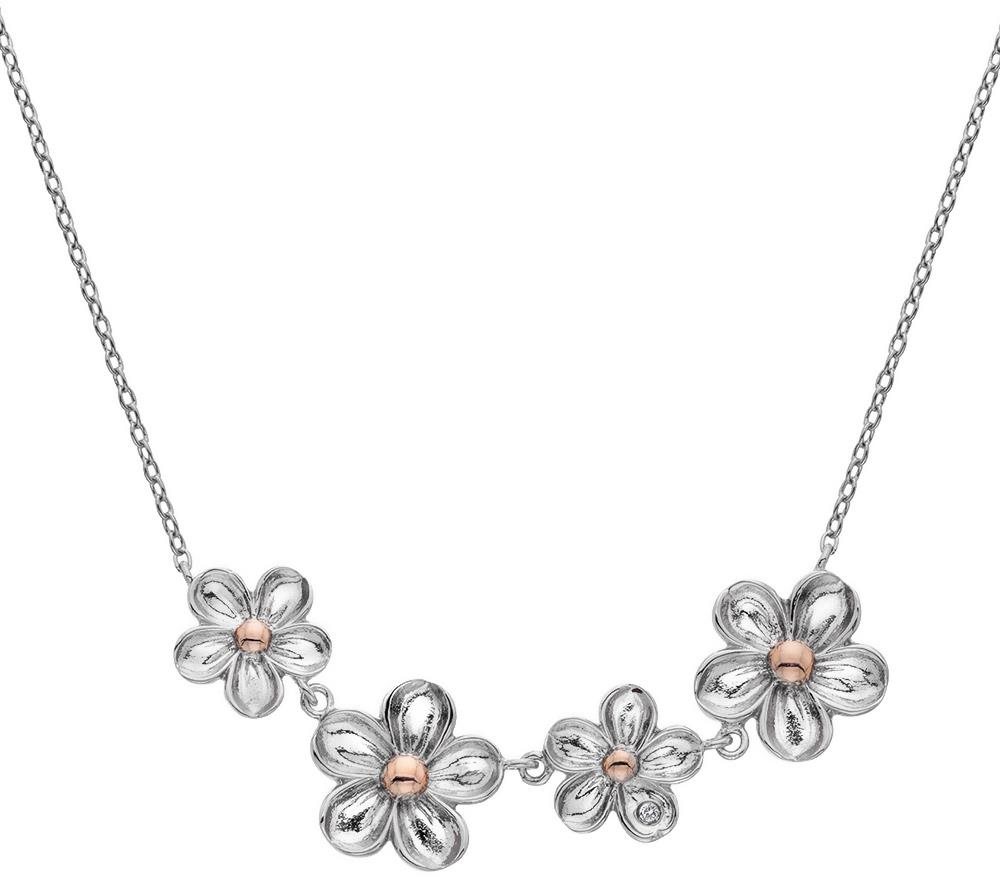 HOT DIAMONDS Forget me not DN140 (Ag 925/1000 5,24 g) Náhrdelník