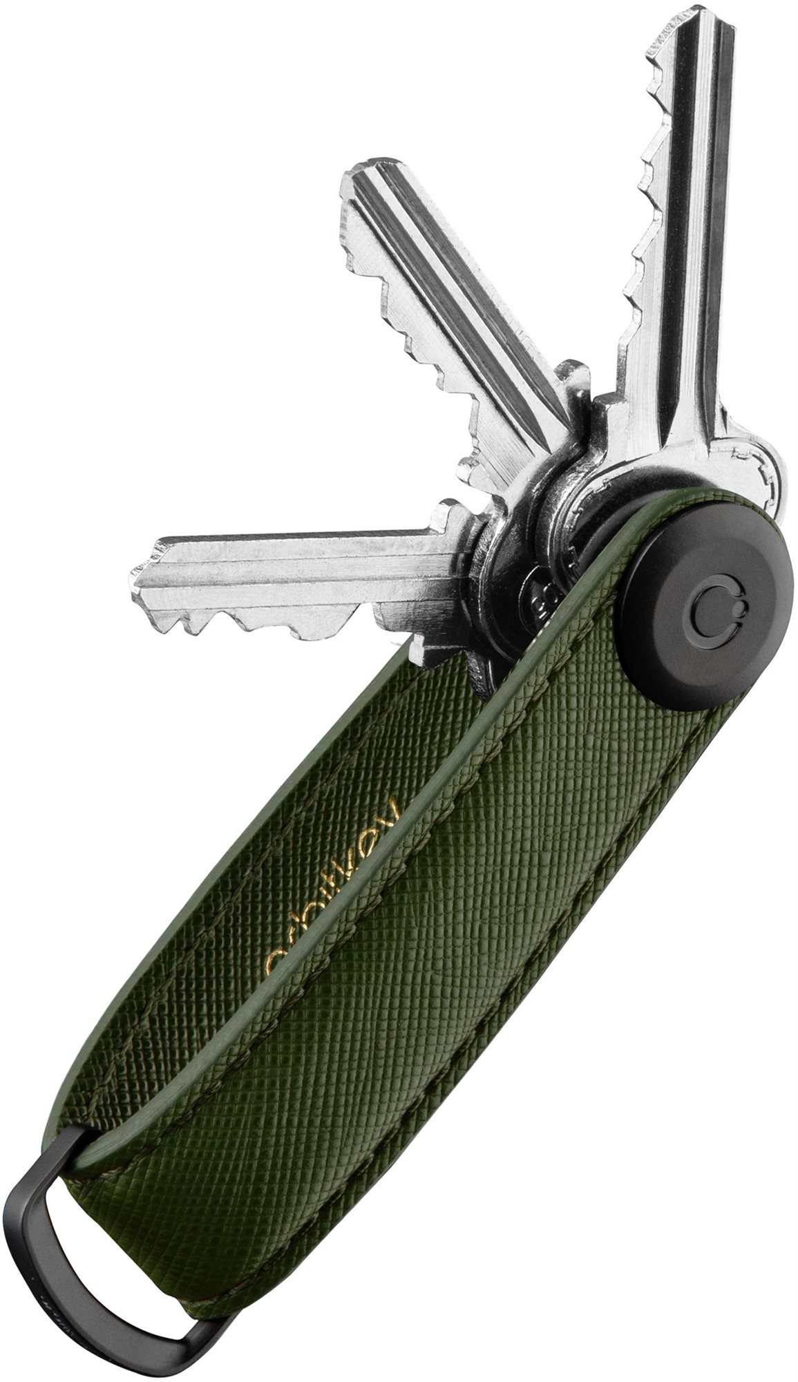 ORBITKEY Key Organizér Saffiano – Olive Kľúčenka