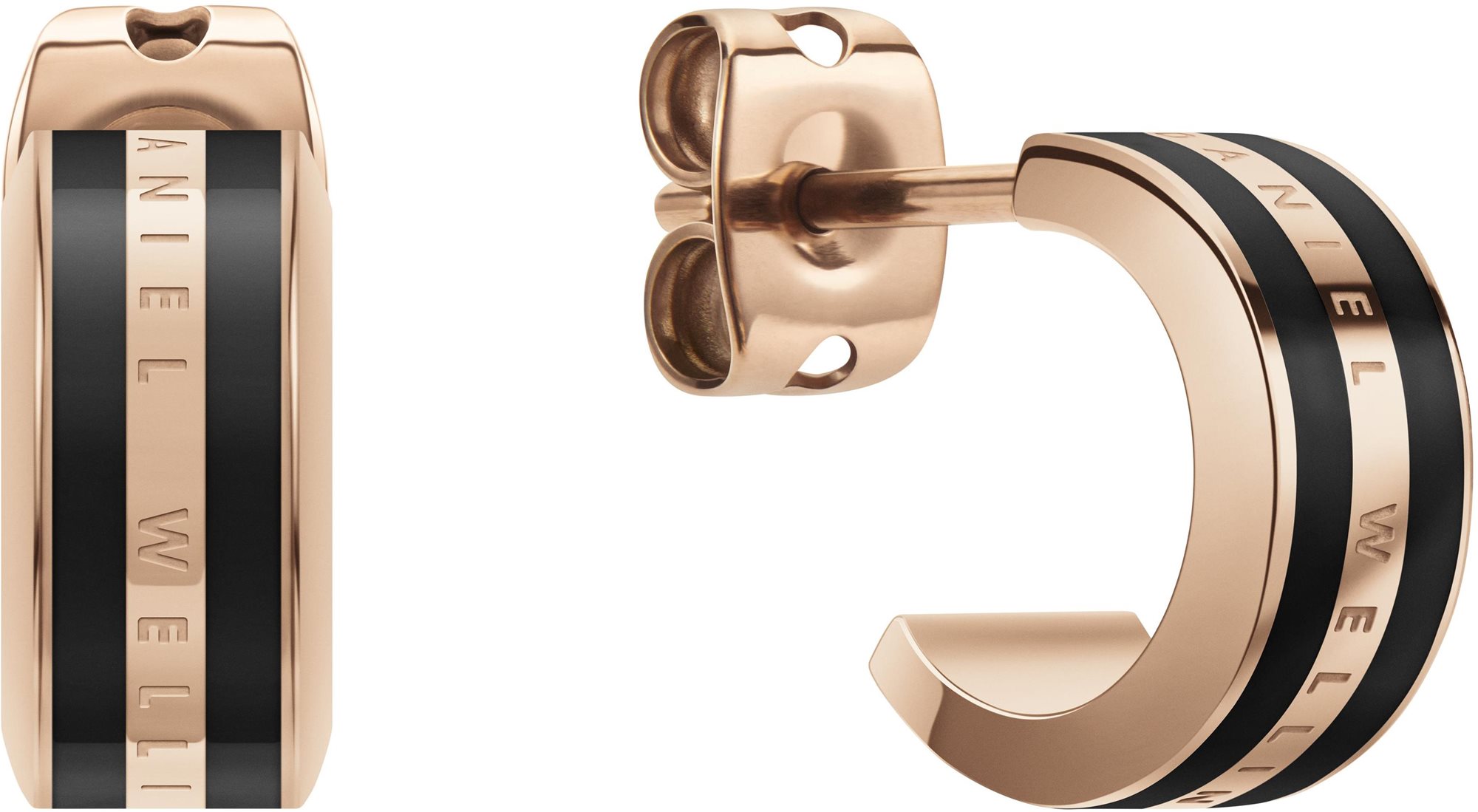 DANIEL WELLINGTON Náušnice ružovo-zlaté DW00400310 Náušnice